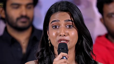 Sri Gouri Priya gets emotional at Chennai Love Story success meet