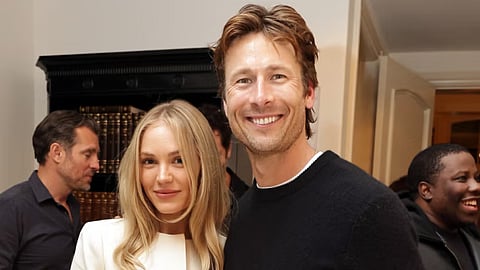 Glen Powell says relationship with Michelle Randolph is “very serious”