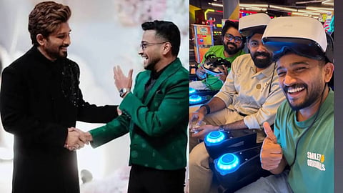 Is Basil Joseph in Mumbai for talks with Allu Arjun over a film?