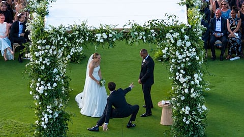 Tobey Maguire officiates ex-wife Jennifer Meyer's wedding to her new husband weeks after their divorce