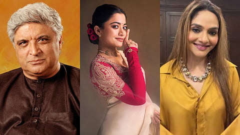 Javed Akhtar calls out linguistic prejudice; Madhoo supports Rashmika Mandanna