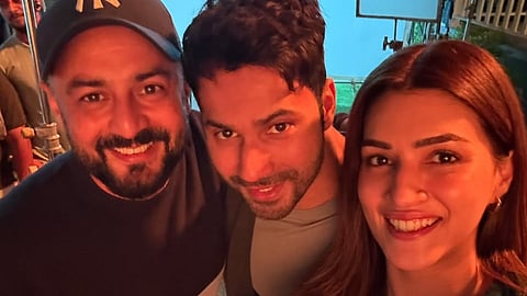 Kriti Sanon teases an ‘unexpected reunion’ with Bhediya team Varun Dhawan and Amar Kaushik