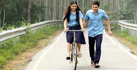 Going back to school for Raju Kannada Medium was fun for Ashika