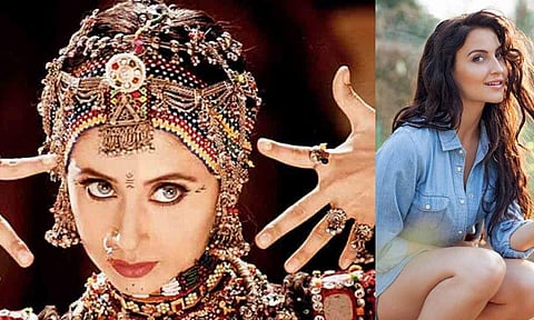 Elli AvrRam recreates Urmila Matondkar's Chamma Chamma