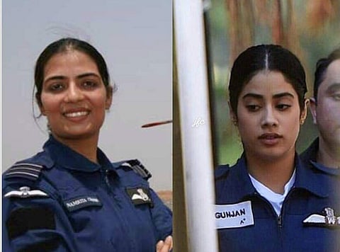 Janhvi Kapoor's first look as IAF combat pilot Gunjan Saxena out