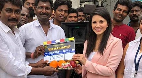 Sunny Leone's Veermadevi starts rolling
