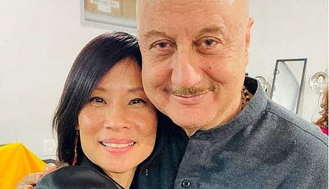 Lucy Liu directs Anupam Khar on New Amsterdam