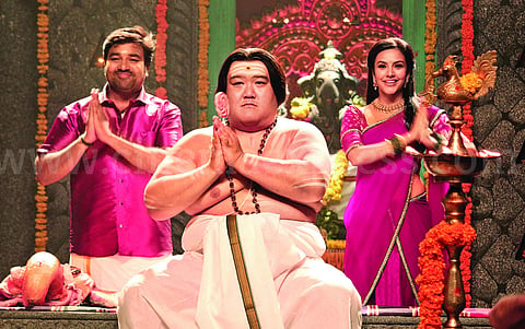 Vanakkam Sumo: A day on the sets of Sumo, starring the Vanakkam Chennai pair, Shiva and Priya Anand