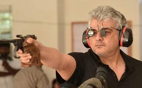 Fans trend hashtag in Twitter after Ajith Kumar qualifies for the next round in State shooting championship