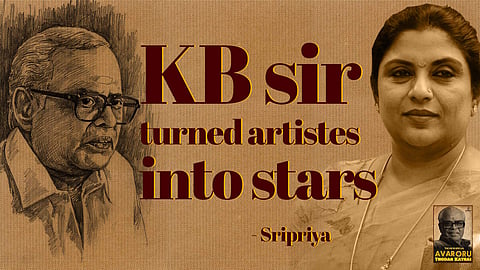 Remembering K Balachander: Sripriya talks about KB, the man who made stars