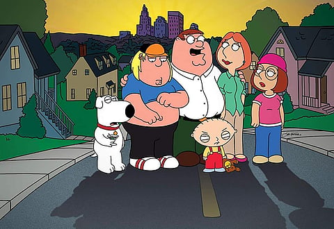 Family Guy is a hilarious sitcom that follows the journey of the Griffins family
