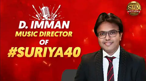 D Imman to compose for Suriya 40