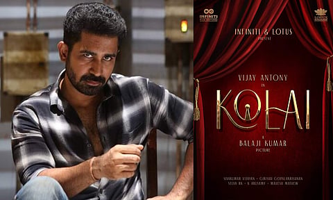 Vijay Antony's next is Kolai, directed by Vidiyum Munn director