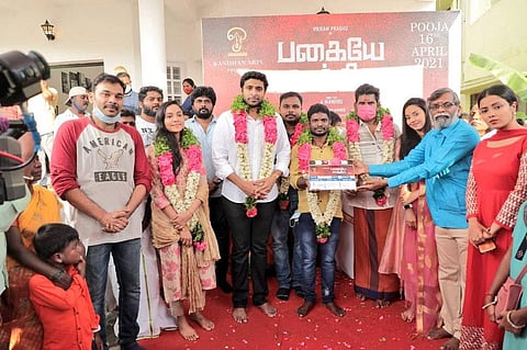 Vikram Prabhu's Pagaiye Kathiru goes on floors