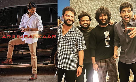 (L) Nani; Vishwak Sen, Sailesh Kolanu, Nani, Adivi Sesh