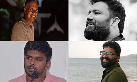(clockwise from top left) Krishand; Krishnendu Kalesh; Sajin Baabu;Don Palathara