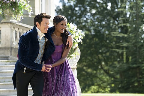 A still from Bridgerton