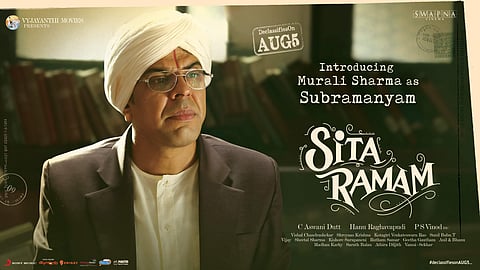 Murali Sharma's look from Sita Ramam out