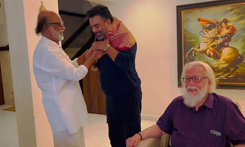 Rajinikanth appreciates Madhavan for Rocketry; meets Nambi Narayanan