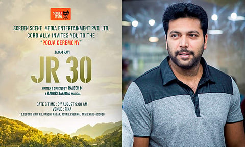 Jayam Ravi’s thirtieth film officially begins with a pooja ceremony