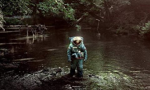 Here's the first poster of Adam Sandler's Spaceman
