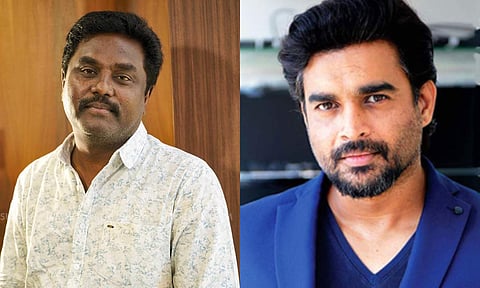 (L) Mithran Jawahar; Madhavan