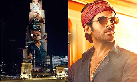 Shehzada teaser showcased on Burj Khalifa