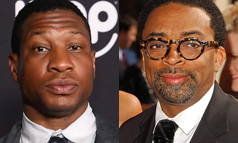 Jonathan Majors and Spike Lee