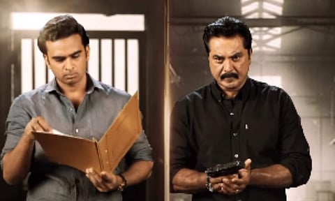Character names of Ashok Selvan and Sarathkumar from Por Thozhil out