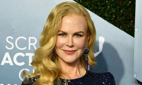 "Wish my mama was here..." says Nicole Kidman as she tears up at Lioness premiere