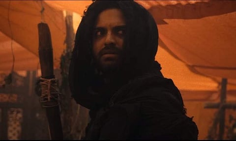A still of Vishwak Sen from Gaami teaser