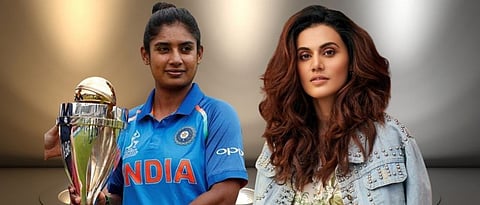 Mithali Raj and Taapsee Pannu