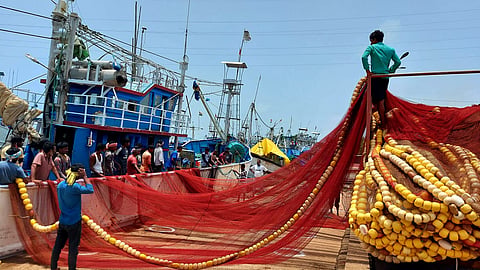 Kutban fish jetty in Goa