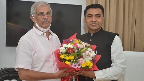 Rajendra Arlekar & Chief Minister Dr. Pramod Sawant