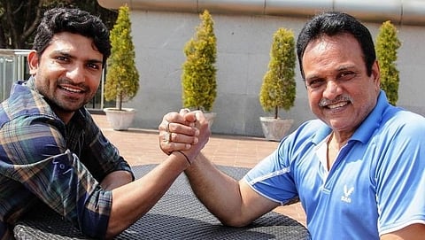 Actor Jatin Sarna with Yashpal Sharma