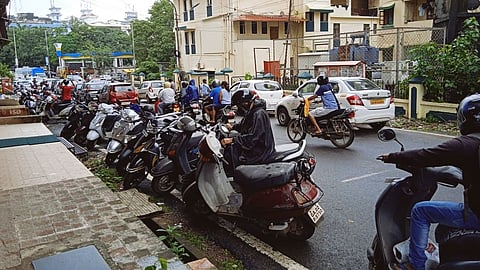 Traffic jam in Margao
