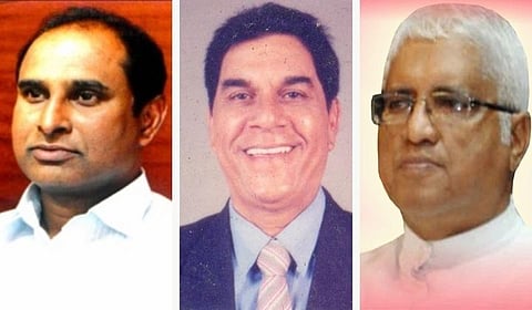 डॉ. कार्लोस एम फर्नांडिस, रेव्ह.फा. मानुएल गोम्स , विल्सन माझारेलो