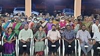 Goa: Group Development Officer Milind Velip, Panchayat Mandal and villagers participated in the check distribution program.