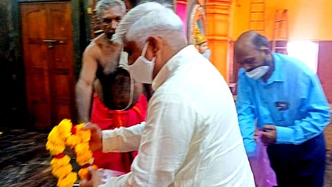 Ministers from Delhi offered flowers to Goddess Lairai of Shirgaon (Goa Assembly Election 2022)