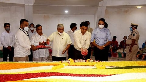 Goa: मुख्यमंत्र्यांकडून भाऊसाहेब यांना अभिवादन