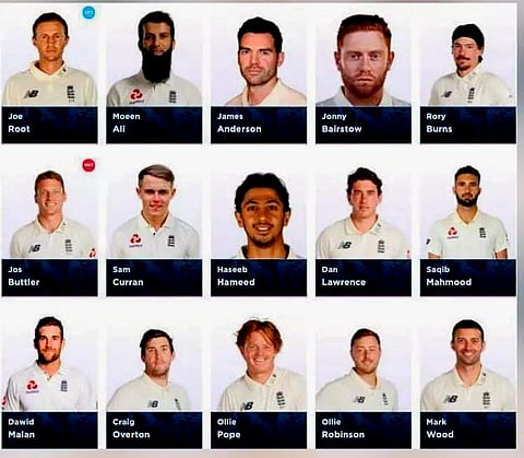 England squad for the Third Test (Eng Vs Ind)