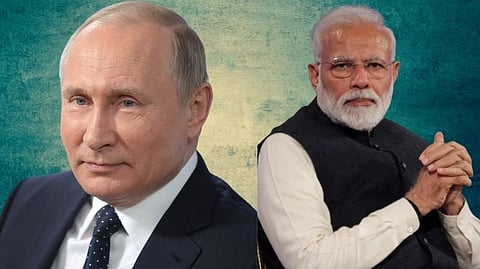 Vladimir Putin & Narendra Modi