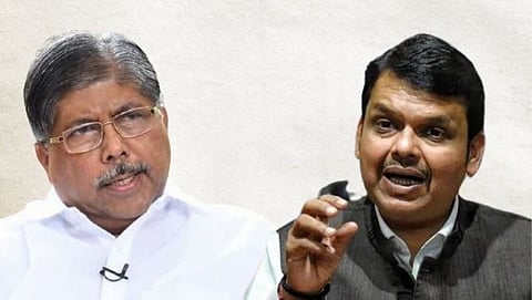 BJP Leader Devendra Fadnavis and Chandrakant Patil