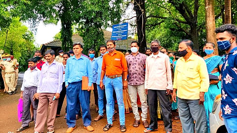 Citizens of Paikul, Melavali, Dhada Murmune during the march at Walpai - Goa.