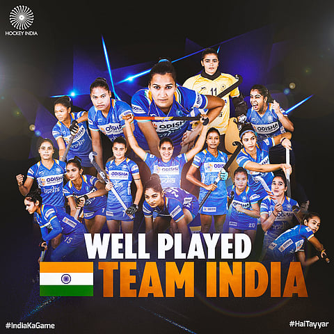 Indian women's hockey team at Tokyo Olympics