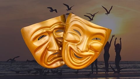 theater flemingo in Poinguinim village in goa
