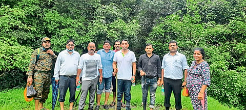 Goa : Visit to Satre Village by Officers.