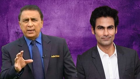 Former Indian Cricketer Sunil Gavaskar and Mohammad Kaif (Cricket)