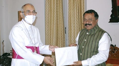 Important discussion in Archbishop- Goa Governor meeting