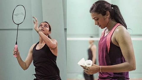Deepika Padukone spotted playing badminton with PV Sindhu